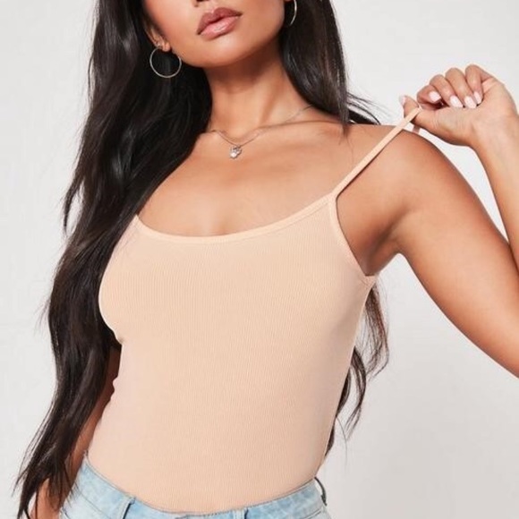 Nude Ribbed Cami - Picture 5 of 10